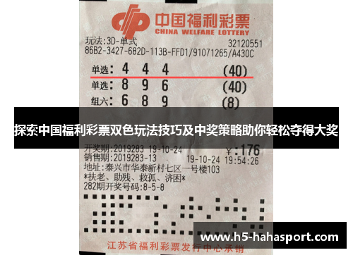 探索中国福利彩票双色玩法技巧及中奖策略助你轻松夺得大奖
